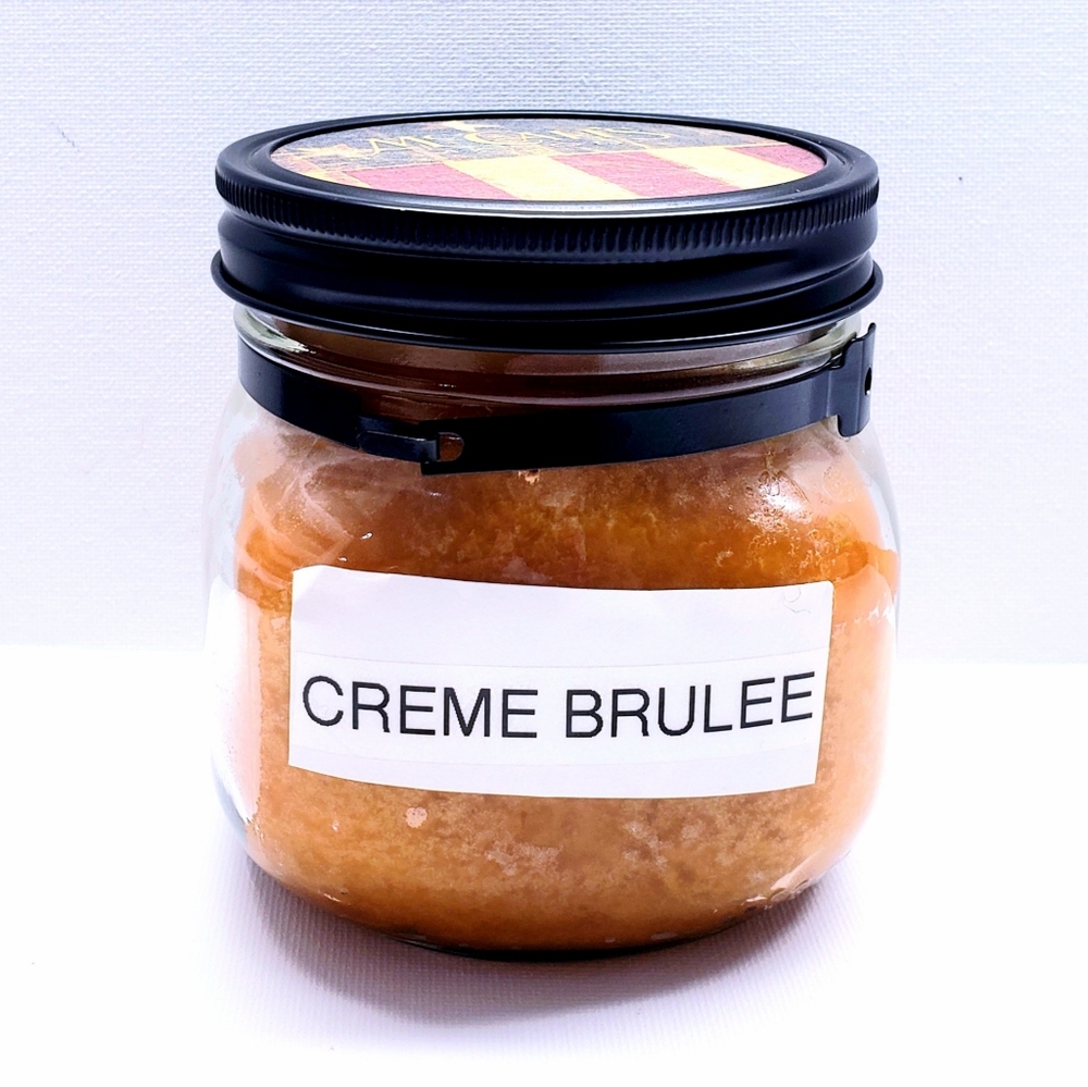 CREME BRULEE 2-Wick Mason Jar Candles, 16 Oz